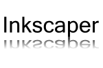 Inkscapeで反射する文字 Inkscapeで反射する文字